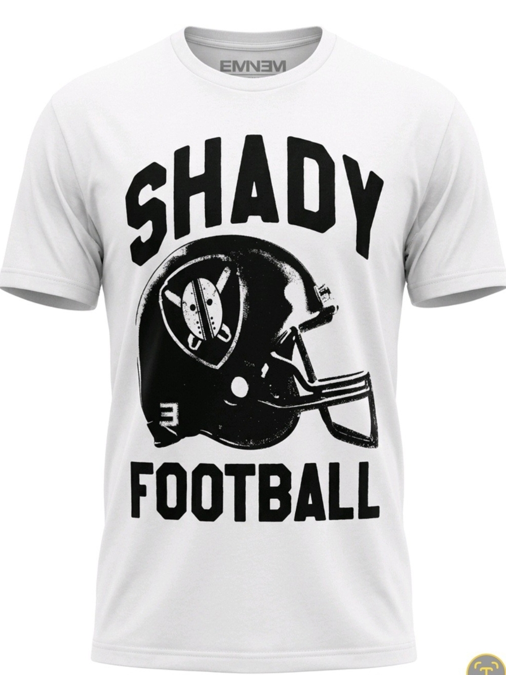 Rare Vinrage Emimen Shady Football White Size XXL Undefeated  12-0 Tour Listing